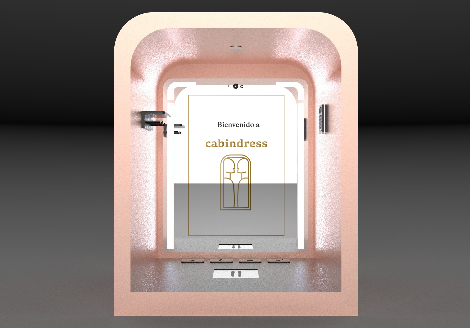 Cabin Dress vista frontal Bienvenidos